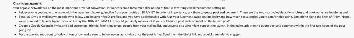 Organic engagement playbook for the founder network
